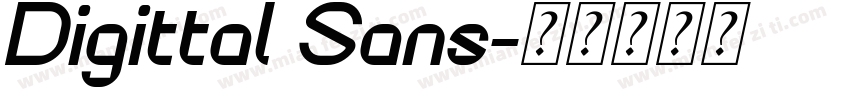 Digittal Sans字体转换